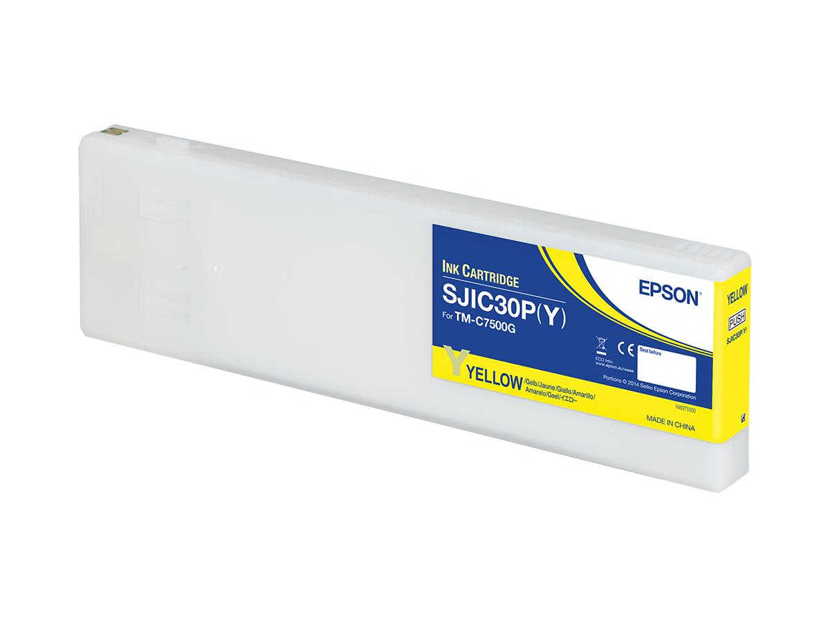 Cartuccia inchiostro Epson SJIC30P(Y): Ink cartridge for ColorWorks C7500G (Yellow) [C33S020642]