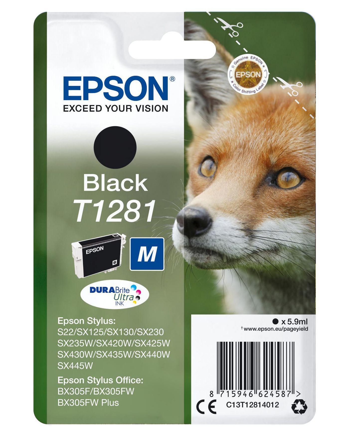 INK EPSON C13T12814012 Nero...