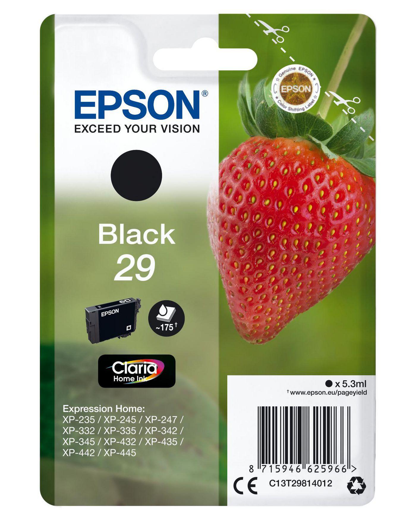 INK EPSON C13T29814012 Nero...