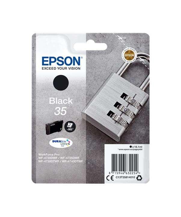 Epson Padlock Singlepack Black 35 DURABrite Ultra Ink