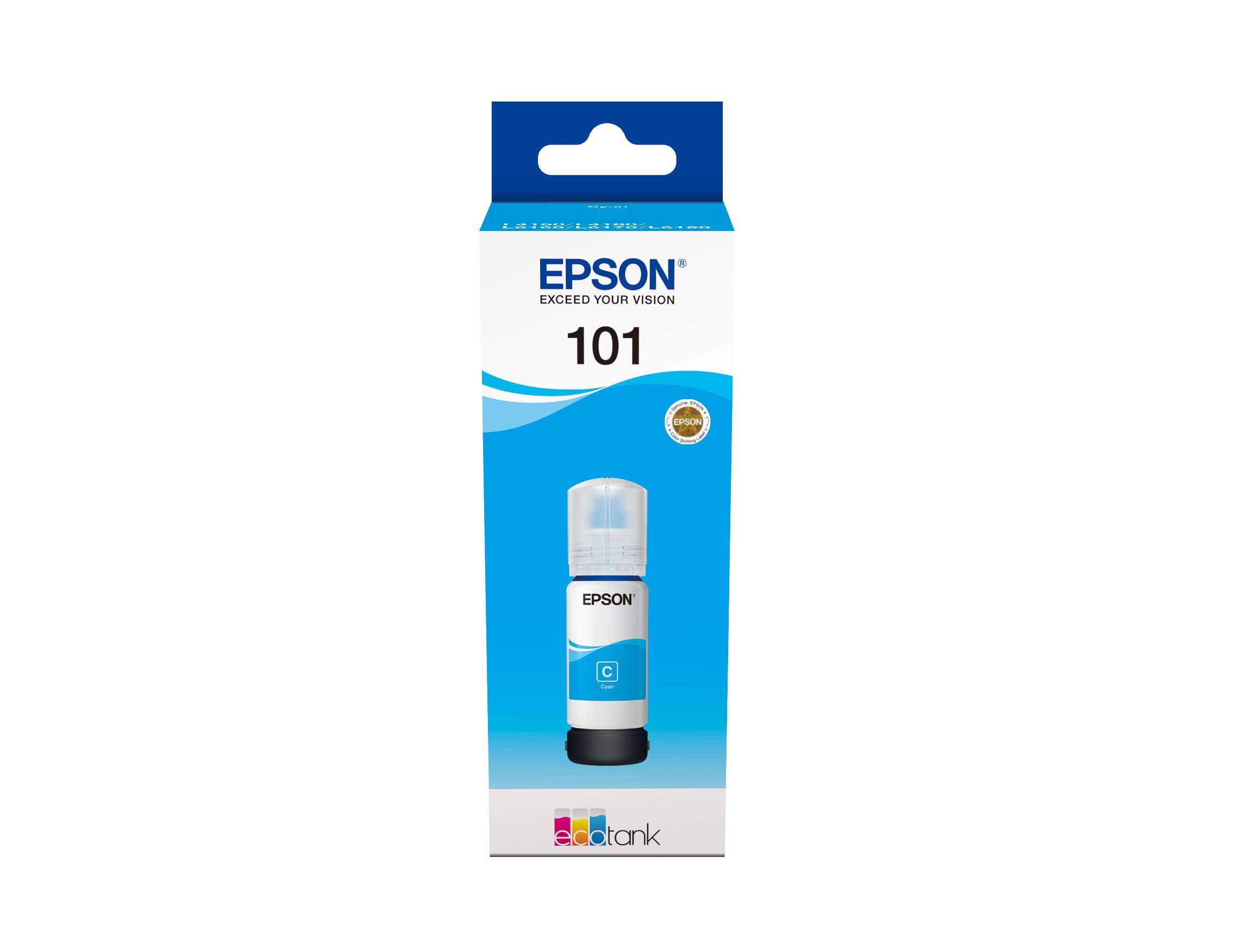 EPSON 101 EcoTank Cyan ink...