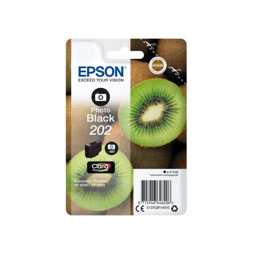 Epson Kiwi Singlepack Photo Black 202 Claria Premium Ink