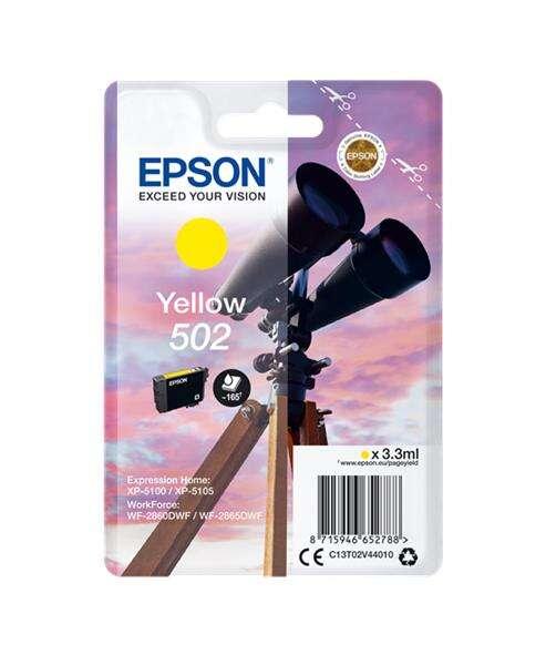 Epson Singlepack Yellow 502...