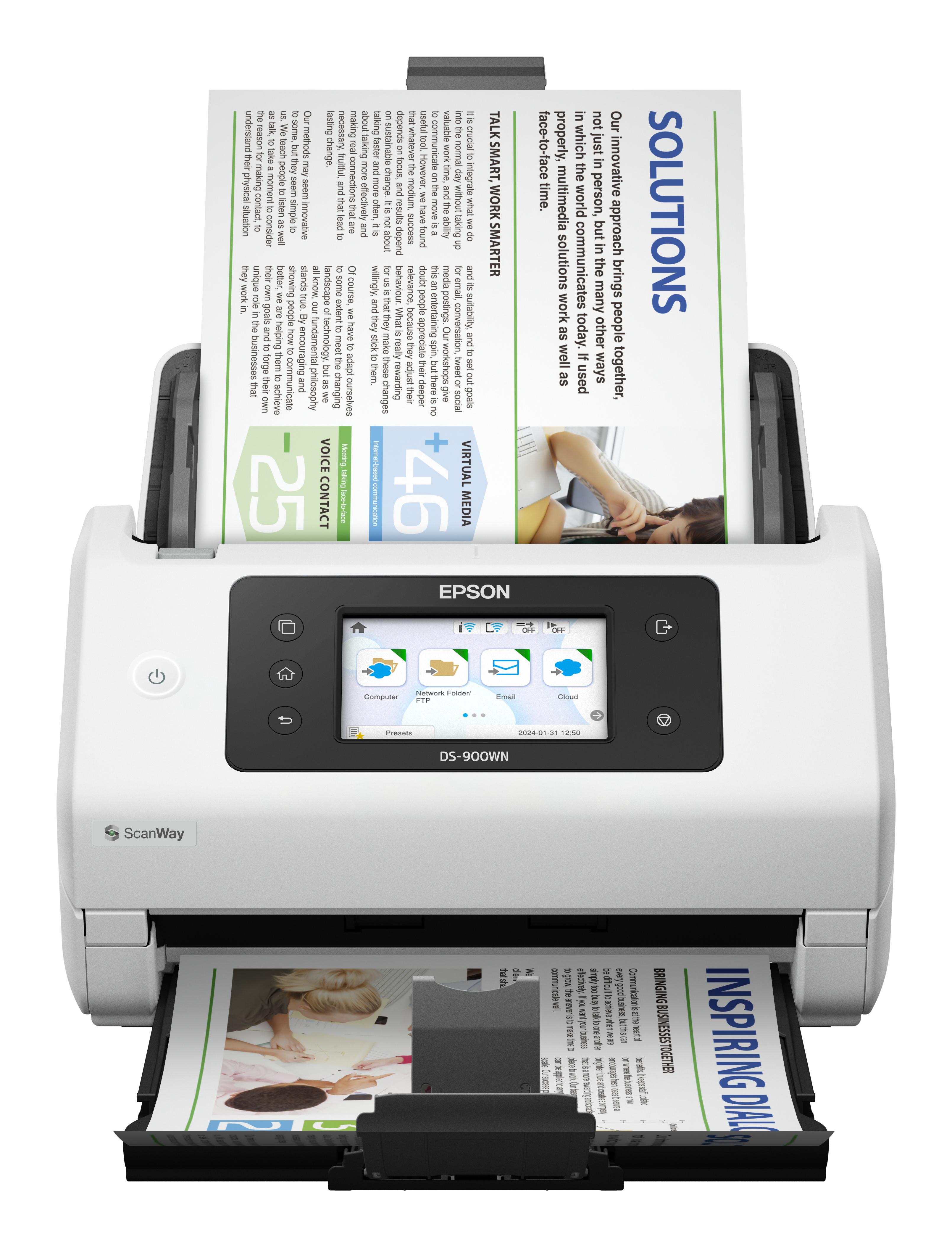 Epson WorkForce DS-900WN Scanner a foglio 600 x 600 DPI A4 Bianco