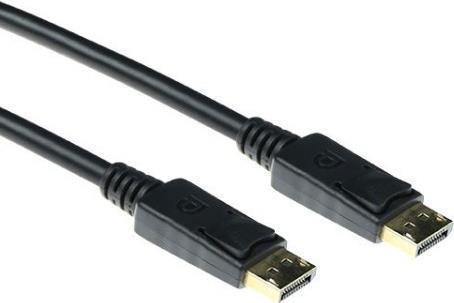 ACT 50 cm Cavo DisplayPort maschio - maschio, pin di alimentazione 20 non collegato. Langth: 0,5 m DP maschio - DP maschio no p