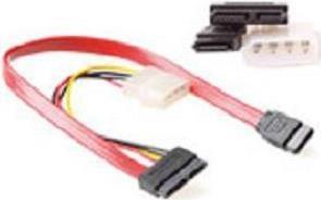 Act Micro Sata (6 + 7) Femmina - SATA (7) Femmina + 13,30 cm (5,25 ") maschio (4 pin) 0,30 m. Mente: 0,3 m Slim 13p CBL -Sata7