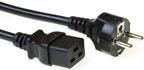 ACT 230V connection cable schuko male - C19 Nero 3 m