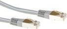 Cavo patch F/UTP CAT5E ACT grigio da 15 metri con connettori RJ45. Cat5e f/utp grigio 1500m (IB7115)