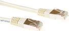 Cavo patch F/UTP CAT5E ACT Avorio da 5 metri con connettori RJ45. Cat5e f/utp avorio 500m (IB7205)