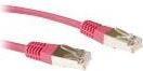 ACT - Cavo patch - Da RJ-45 (M) a RJ-45 (M) - 1 m - FTP - CAT 5e - Rosso Pantone 201C