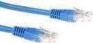 Cavo patch ACT Blue LSZH U/UTP CAT6 da 10 metri con connettori RJ45. Cat6 u/utp lszh blu 1000 m (IB9610)