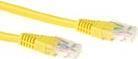 Atti Giallo 0,5 metri LSZH U/UTP Cavo patch Cat6 con connettori RJ45. Cat6 U/UTP LSZH Yellow 0,50 m (IB9800)