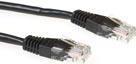 Act Black 1,5 metri LSZH U/UTP CAT6 Patch Cavo con connettori RJ45. CAT6 U/UTP LSZH NERO 1,50M (IB9951)