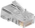 ACT RJ12 (6p/6C) Connettore modulo per cavo rotondo con conduttori solidi. Connettore: RJ-12 (6p/6C) RJ12 Plus 6P6C Solid Round