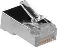 ACT RJ45 (8p/8C) Connettore modulato schermato per cavo rotondo con conduttori a spiaggia. Adatto per: cavo boccato RJ45 Plug C