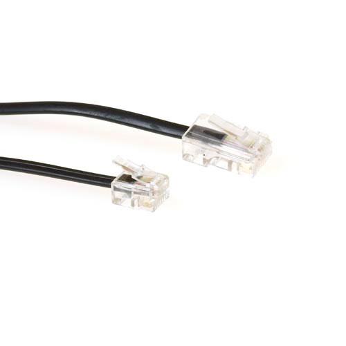ACT RJ11 - RJ45 2.0m 2 m Nero