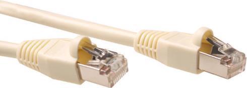 Act Ivory 2 metri SF/UTP Cat5E Cavo patch SNAGLE IN CONNETTORS RJ45. CAT5E SF/UTP SNAGLESS IV 2.00M (IB7002)