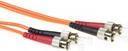 ACT da 3 metri LSZH Multimodo 62,5/125 Duplex di cavo patch in fibra OM1 con connettori ST. ST ST-ST-ST-ST-62.5/125 OM1 DUP 3.0