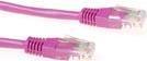 ACT UTP Cat6 Patch 1m cavo di rete Rosa