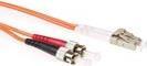 ACT da 30 metri LSZH MULTIMODE 50/125 DUPLEX CAVO POTTA FIBRA OM2 con connettori LC e ST. LC-ST 50/125 OM2 DUPLEX 30.00M (RL753