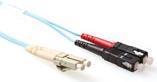 ACT 15 metri LSZH MULTIMODE 50/125 OM3 Fibra Patch Cavo duplex con connettori LC e SC. LC-SC 50/125 OM3 DUPLEX 15.00M (RL8615)