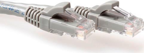 Act Grey 20 metri U/UTP Cat6 Cavo Patch SNAGLE IN CONNETTORI RJ45. CAT6 U/UTP SNAGLENS GY 20,00 m (IS8020)