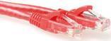 Atti Red 1 metro U/UTP CAT6 Cavo Patch SNAGLE IN CONNETTORI RJ45. CAT6 U/UTP SNAGLILS RD 1.00M (IS8501)
