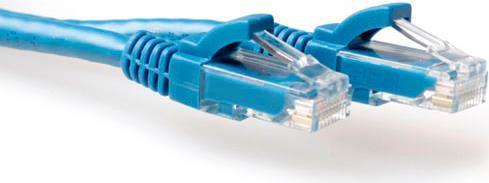 Act Blue 7 metri U/UTP Cat6 Cavo patch SNAGLE SNAGLE con connettori RJ45. CAT6 U/UTP SNANSless BU 7,00m (IS8607)