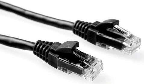 Atti Black 2 metri U/UTP Cat6 Cavo Patch SNAGLE IN CONNETTORS RJ45. CAT6 U/UTP SNANSless BK 2.00M (IS8902)
