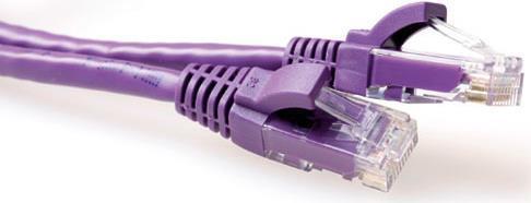 ACT Purple 20 metri U/UTP CAT6 Patch Cavo senza fine con connettori RJ45. CAT6 U/UTP SNAGLESS PL 2000 m (IS1720)
