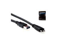 ACT SB3028 Cavo USB 0,5 m USB 3.2 Gen 1 (3.1 Gen 1) USB A Micro-USB B Nero