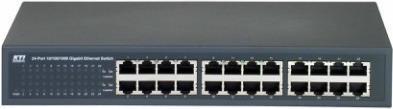 KTI Networks KGS-124 RJ-45 TP Porte 24x schermate 10/100/1000 Mbps. Porte RJ45 24 kgs-124 Gbit L2 Switch 24 PRT (KGS-124)