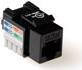 ACT CAT6 Keystone Jack non schermato sotto il nero. Tipo: Cat6 Black Keystone UTP C6 Punchdown BK (TD6014)