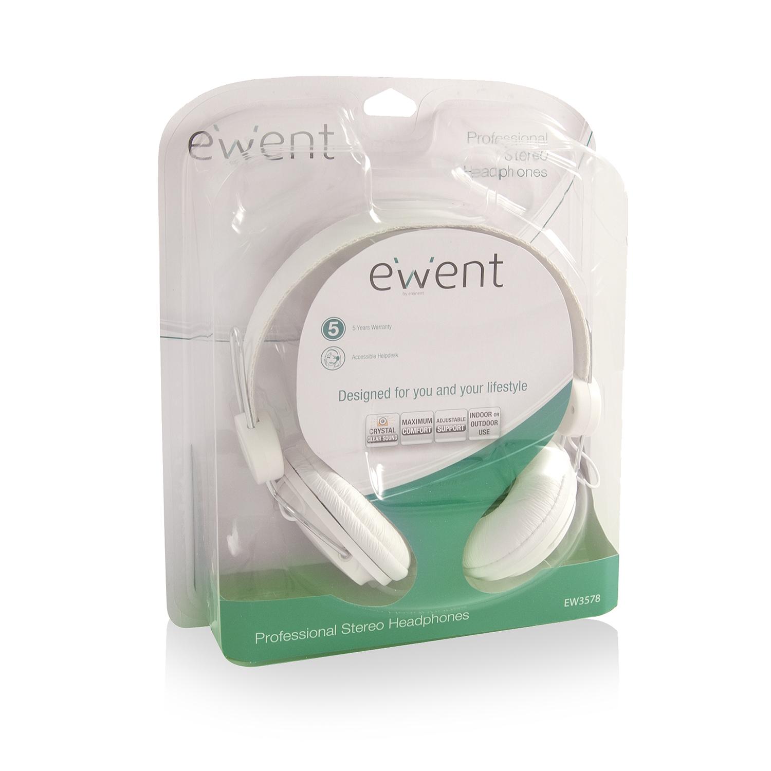 EWENT CUFFIE STEREO BIANCO EW3578