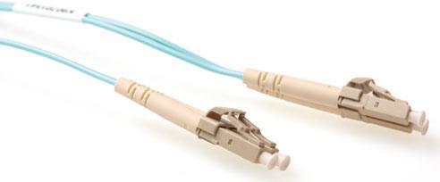 ACT 1 metro LSZH MULTIMODE LSZH 50/125 Duplex cavo patch di fibra OM4 con connettori LC. LC-LC 50/125 OM4 duplex 1.00m (RL9701)