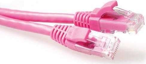 Act rosa 5 metri da 5 metri U/UTP CAT6A Cavo Patch Snagless con connettori RJ45. CAT6A U/UTP SNAGLILS PK 5.00M (IB2405)