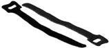 ACT CT4007 Cravo per cavo con cravatta con dispositivo di fissaggio in velcro Nylon - polipropilene (PP) Black 20 pezzi (E) (CT