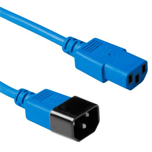ACT C13 - C14, 1.80m Blu 1,8 m Accoppiatore C13 Accoppiatore C14