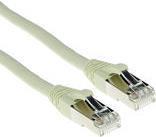 ACT avorio da 0,25 metri LSZH SFTP CAT6A Cavo Patch SNAGLE IN CONNETTORE RJ45 CAT6A S/FTP LSZH SNG IV 0 .25M (FB7452)