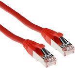 ACT rosso 5 metri LSZH SFT6 Cavo patch SNAGless con connettori RJ45 CAT6A S/FTP LSZH SNG 5,00m (FB7505)