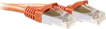 ACT FB7100 cavo di rete Arancione 0,5 m Cat6a S/FTP (S-STP)