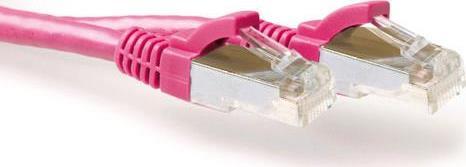 ACT FB8807 cavo di rete Rosa 7 m Cat6a S/FTP (S-STP)