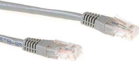 Act Grey 25 metri U/UTP Cate patch CAT6 con connettori RJ45. Cat6 U/UTP Grey 2500m (IB8025)