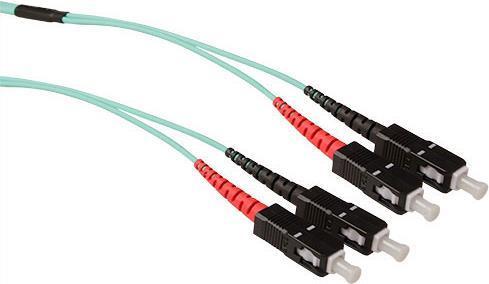 ACT da 30 metri multimodale 50/125 OM3 duplex robusto per cavo con connettori SC. SC-SC 50/125 OM3 Rugged 30M (RL5303)