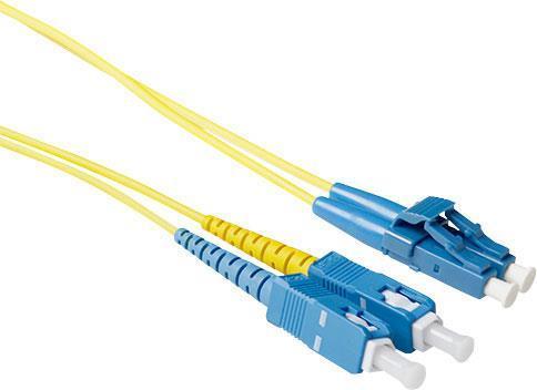 ACT da 0,5 metri LSZH Singlemode 9/125 OS2 Duplex cavo patch di patch di avvio corto con connettori LC e SC. (RL1800)