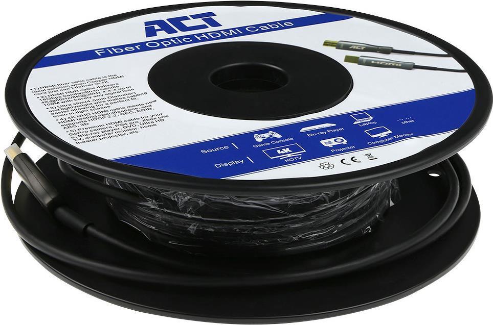 ACT AK3937 cavo HDMI 70 m HDMI tipo A (Standard) Nero