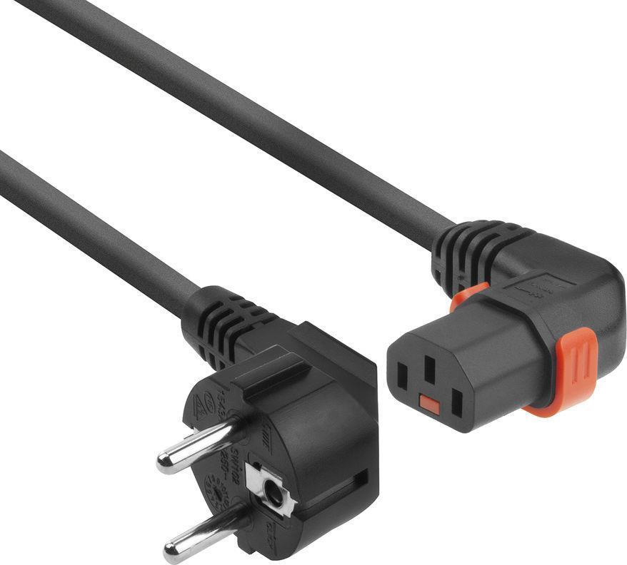 ACT AK5261 cavo di alimentazione Nero 1 m CEE7/7 Accoppiatore C13