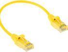 Act Yellow 3 metri LSZH U/UTP Cat6 Datacenter Slimline Patch Cavo con connettori RJ45 CAT6 U/UTP Slimline Yl 3,00m (DC9803)