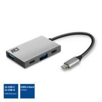 ACT AC7070 Hub USB-C 4 porte con 2x USB-C e 2x USB-A, SuperSpeed Ã¢â‚¬â€¹Ã¢â‚¬â€¹10Gbit/s