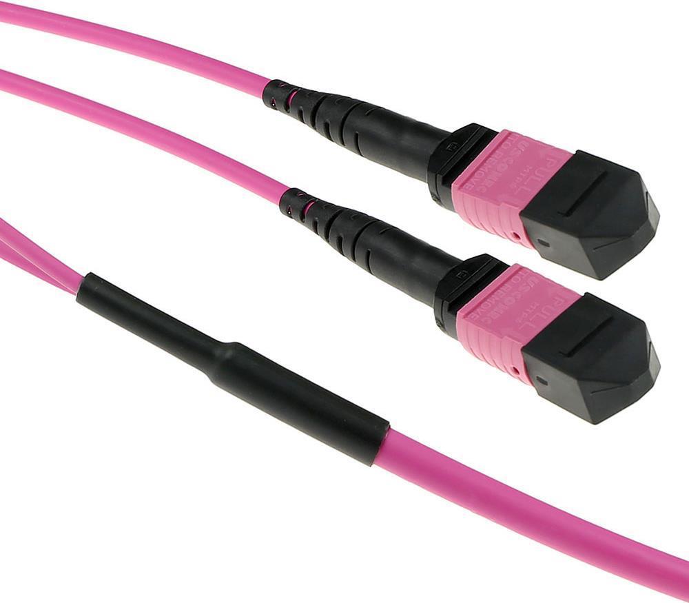 ACT 15 metri Multimodali 50/125 OM4 (OM3) Cavo di trunk in fibra B con connettori femminili da 2 MTP/MPO ciascun lato 15m 2x MT